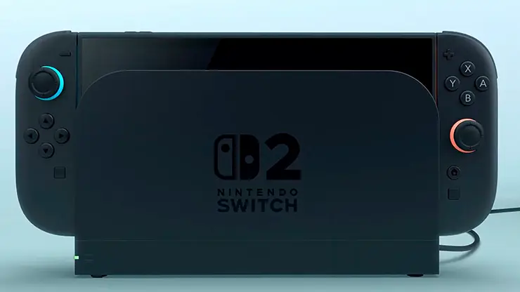 nintendo switch 2 в доке с игрой